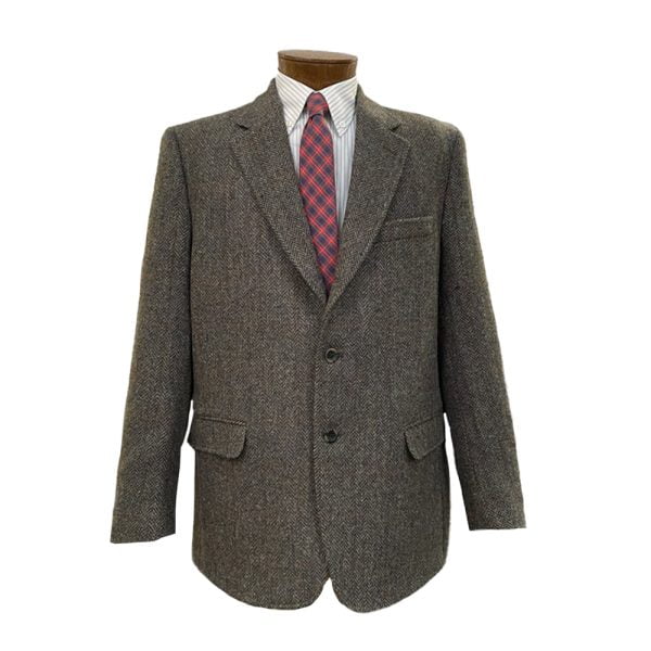 Harris Tweed Sport Coat – Brown made for exclusively for Cable Car Clothiers.