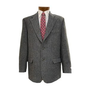 Harris Tweed Sport Coat – Grey a Cable Car Clothiers exclusive