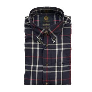 Button Down Shirt – Navy Plaid by Viyella