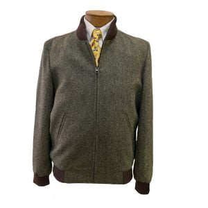 Horton Baseball Jacket – Olive for Cable Car Clothiers.