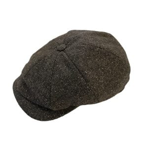 Classic Wool Newsboy Cap – Salt & Pepper by Wigens for Cable Car Clothiers.