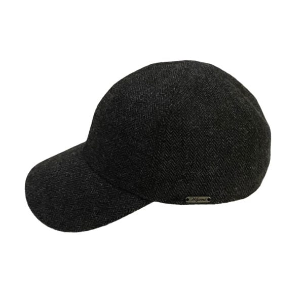 Herringbone Baseball Cap with Earflaps by Wigens exclusively for Cable Car Clothiers.