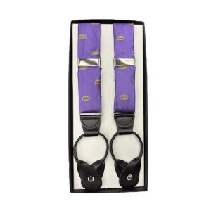 Limited Edition CCC Narrow Braces - Purple for Cable Car Clothiers.