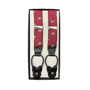 Limited Edition CCC Narrow Braces - Burgundy for Cable Car Clothiers.