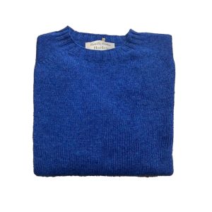 Shetland Crewneck Sweater – Ocean Force by Harley of Scotland.