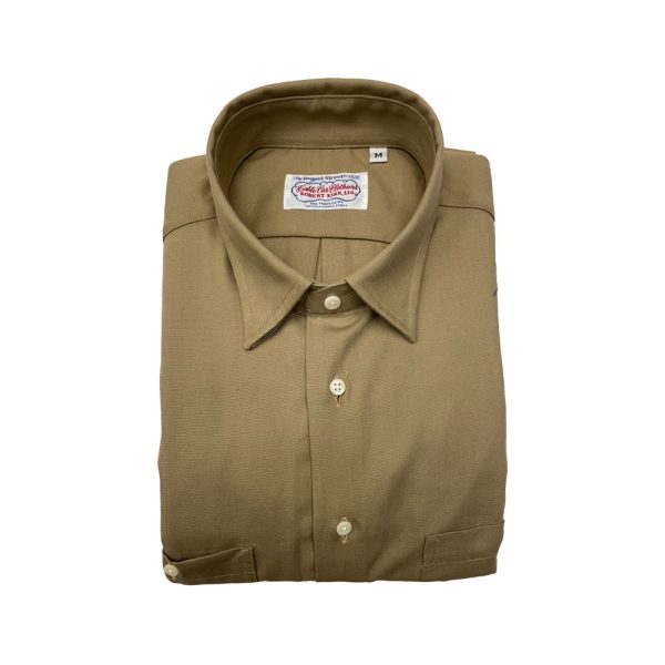 2-Pocket Pique Shirt - Khaki by Cable Car Clothiers.