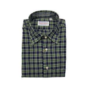 Button Under Collar Shirt - Green Plaid by Cable Car Clothiers