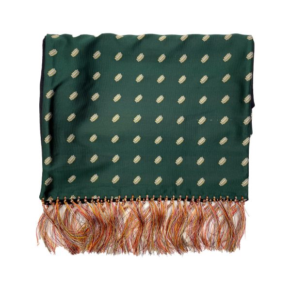 CCC Tassel Scarf – Green by Cable Car Clothiers.