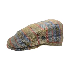 Linen Ivy Cap - Green Plaid