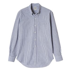 Vintage Ivy Seersucker - Blues by Kamakura Shirts.