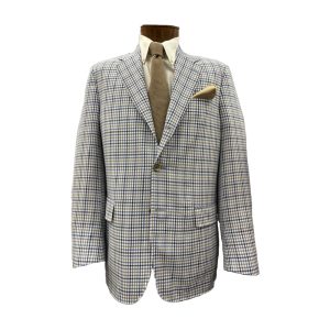 Summer Wool Sport Coat – White Check for Cable Car Clothiers.